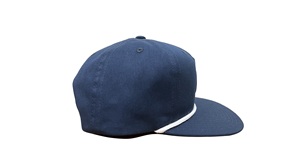 Fabriqué en usine au Vietnam, casquette snapback structurée à 5 panneaux, profil haut, avec patch en caoutchouc personnalisé et maille respirante pour un usage quotidien - Product Image 5