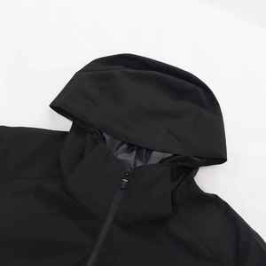 Survêtement d'hiver personnalisé pour femmes et hommes en coton biologique, veste zippée ample, sweat à capuche, jogging, streetwear, vêtements de sport - Product Image 3