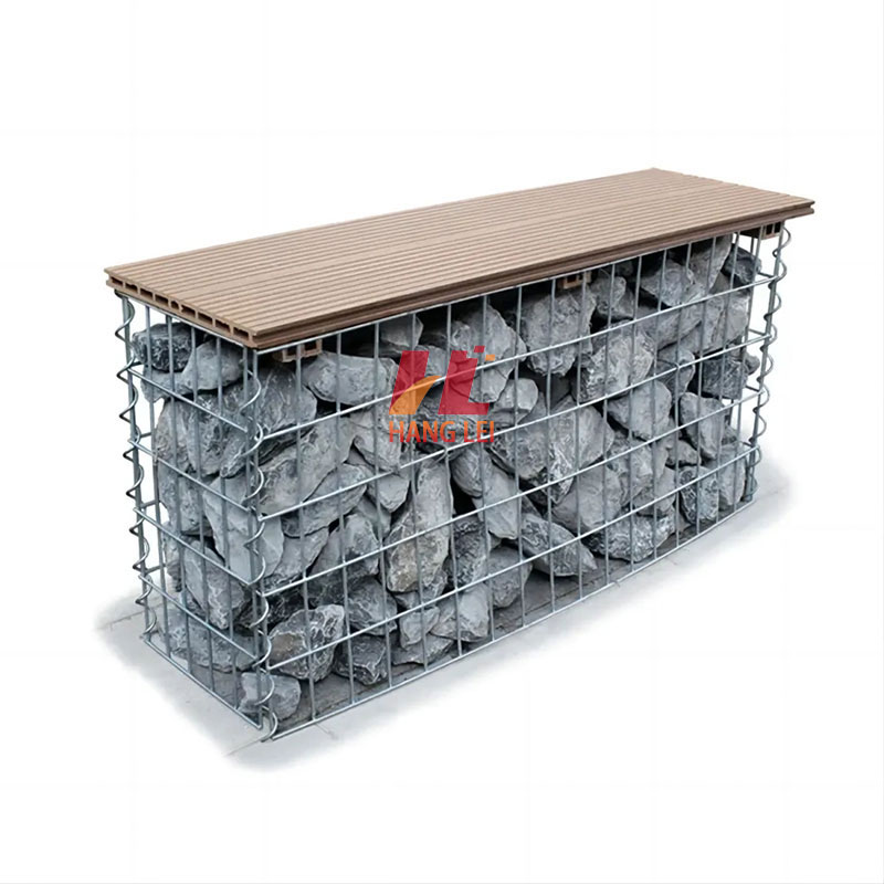 Reinforced Gabion Box 50x100mm Aperture Steel Mesh Retaining Wall Material Welded Gabion Box