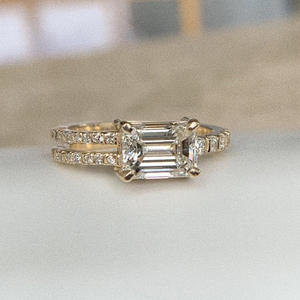 Arin /18K/14K ทองพร้อมใบรับรอง GIA/IGI เพชรธรรมชาติทันสมัยหรือออกแบบเองด้วยแหวนเพชร MOQ ต่ำ - Product Image 3