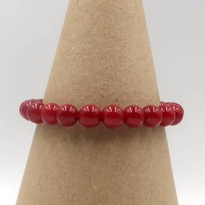 Bracelet élastique tendance fait main en résine perlée avec couleurs dégradées, charme de mode et de personnalité pour cadeaux - Product Image 6