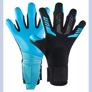 Gants de gardien de but professionnels MADNI LEATHER INDUSTRIES en cuir PU 4 mm, respirants, antidérapants, avec fermeture auto-agrippante - Product Image 2