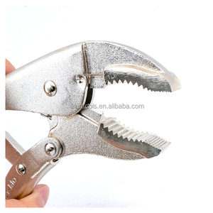10LG Curved Jaw Locking Pliers HRC62 CR-MO Anti-Slip Grip Industrial Welding Assembly <b>Clamping</b> Tool - Product Image 2