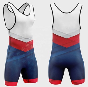 Traje de Lucha Libre Personalizado, Uniforme de Lucha Libre Elástico en Cuatro Direcciones, Secado Rápido, Estampado, Ropa de Artes Marciales de Una Pieza - Product Image 4