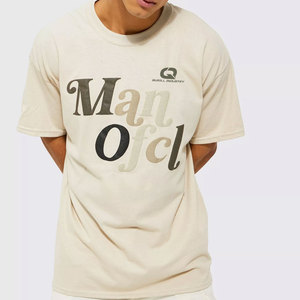 เสื้อยืดคุณภาพสูง ผ้าฝ้าย 100% ลายปักนูน ดีไซน์ทันสมัย สวมใส่สบาย นุ่มนวล เหมาะสำหรับผู้ชาย แห้งเร็ว เป็นมิตรต่อสิ่งแวดล้อม - Product Image 3
