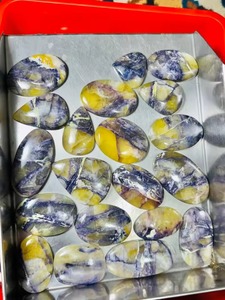 Piedra de Tiffany Cabujón, Formas Mixtas y Todos los Tamaños, Gema Suelta Curativa Hecha a Mano, Suave, Increíble, Ideal para Joyería - Product Image 3