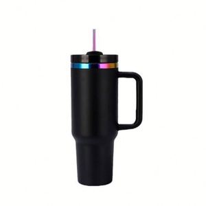 40oz Electroplated 304 Stainless Steel Double-Wall <b>Insulated</b> Travel <b>Mug</b> for Cars and Outdoor Use - Product Image 2