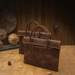 Porte-documents en cuir pour homme, sac messager en cuir, sac pour ordinateur portable 14 pouces, porte-documents en cuir pour homme LLB-0104 - Product Image 3