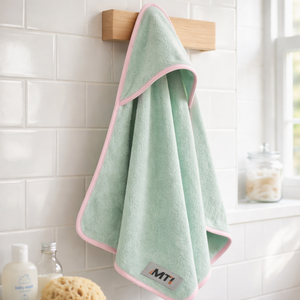 Toalla con Capucha para Bebé 75x75cm 100% Algodón, Envoltura de Baño para Bebés, Felpa Suave, Certificación OEKO-TEX, Gruesa, Logotipo Personalizado, Marca Privada, Venta al Por Mayor - Product Image 3