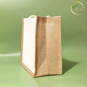 Large Capacity Jute Logo Shopping <b>Bag</b> Custom Printed for Grocery and Retail - Product Image 2
