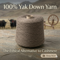 100% Natural Yak Wool Yarn Pure Mongolian Eco-Friendly Core Spun Woolen Raw 22/2 High Quality Fiber Wholesale OEM MONECO 26000m