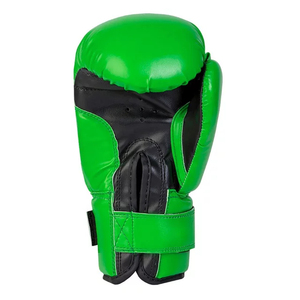 Gants de boxe en PU noir avec bordure rouge et fermeture Velcro pour l'entraînement et le sparring des adultes - Product Image 5