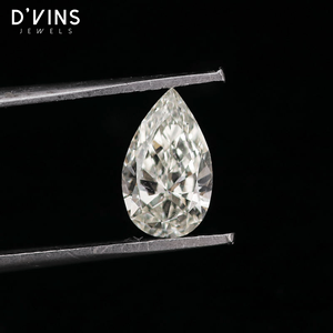Diamant synthétique de haute qualité D'vins Jewels, couleur D, 3 carats, taille poire, pour la fabrication de bijoux - Product Image 3