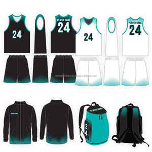 Uniforme de basket-ball personnalisé pour adultes en 100% tissu en polyester prix de gros ensembles de maillots de basket-ball imprimés en gros - Product Image 3