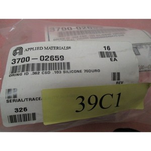 16 AMAT 3700-02659 ORING ID .362 CSD .103 ซิลิโคน - อุปกรณ์และชิ้นส่วนเซมิคอนดักเตอร์ระดับโลกที่เชื่อถือได้ - Product Image 6