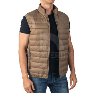 Nuevo Chaleco Acolchado de Lona para Hombre, Invierno 2026, Cierre de Cremallera de Alta Calidad, MOQ Bajo - Product Image 4