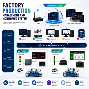 Gestion et surveillance de la production en usine – Plateforme SCADA gratuite |   Système ATScada – Disponible en version OEM - Product Image 1