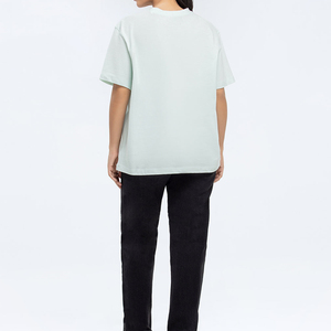 T-shirt imprimé pour femme, motif DTF, col rond, coupe classique, 100 % coton, été, manches courtes, coupe ample et confortable - Product Image 5