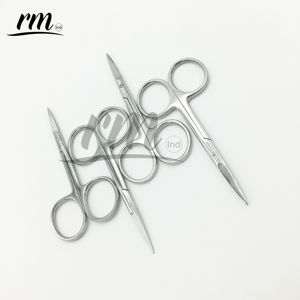 Ciseaux à cuticules professionnels incurvés de précision en acier inoxydable pour droitiers, par March Expo RMI Wholesale - Product Image 4