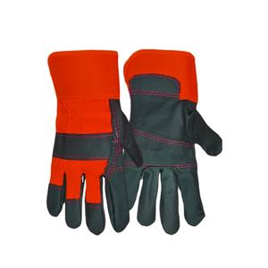 Guantes de Cuero Vacuno Canadiense al por Mayor, Reforzados en la Palma, Protección Industrial para las Manos, Anti-Corte, Antideslizantes, Duraderos - Product Image 2