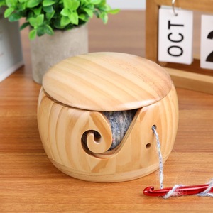 Wooden <b>Yarn</b> Bowls High Quality - Product Image 2