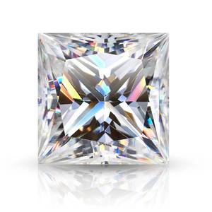 Diamant de laboratoire taille princesse, pierre libre, couleur DEF, pureté VVS1, vente en gros, pierre précieuse pour bague de fiançailles, blanc certifié CVD - Product Image 1