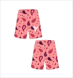Men's Paisley Pattern Board <b>Shorts</b> Printed Elastic Waist Casual Style <b>Short</b> <b>Shorts</b> - Product Image 1