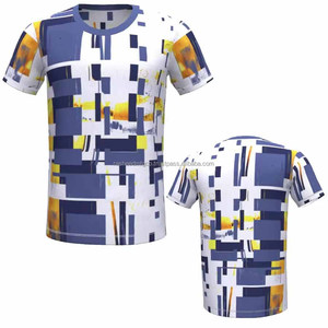 เสื้อยืดสำหรับผู้ชายเสื้อยืดผ้าโพลีเอสเตอร์พิมพ์ลายแบบระเหิด - Product Image 5