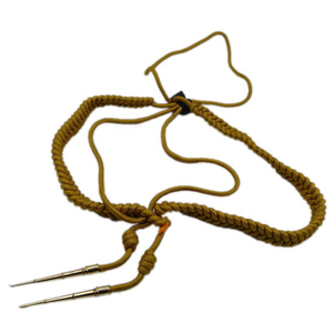 Aiguillettes de qualité supérieure en Mylar doré pour usage militaire ou cérémoniel, accessoires d'épaule personnalisés pour uniformes - Product Image 1
