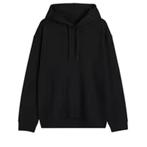 Sweat à capuche en molleton épais de coton de haute qualité, coupe oversize, épaules tombantes, style rétro, sportif, hiver, écologique, séchage rapide - Product Image 3