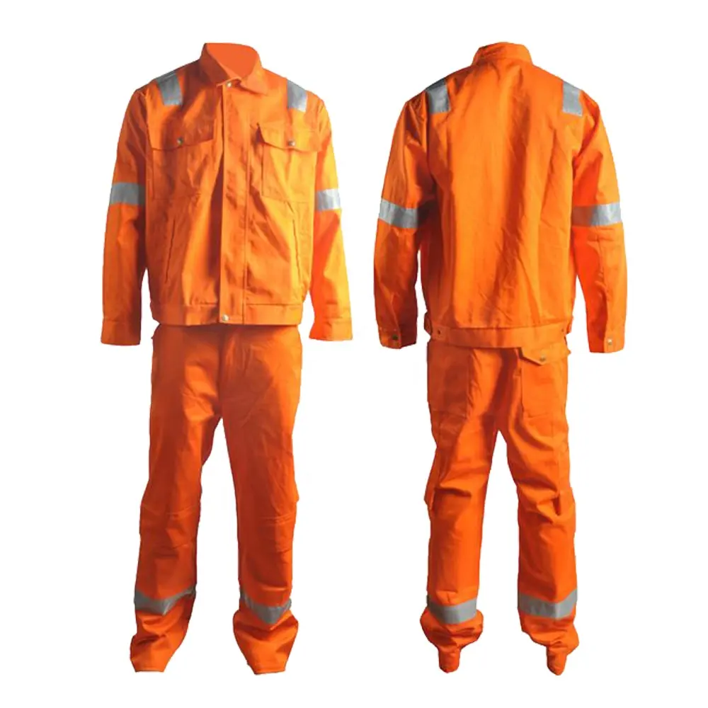 電気技師安全制服カバーオール工業用作業保護服リフレクターなし