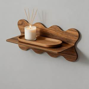 Premium Custom Wooden Floating Wall <b>Shelves</b> For Living Room Bedroom Office Kitchen Decor Storage - Product Image 1