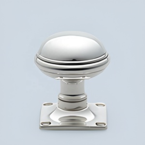 Stylish Premium Brass Round Cabinet Knob with Square Backplate High Brass Finished Durable Furniture Handle for Kitchen Drawer - Product Image 5