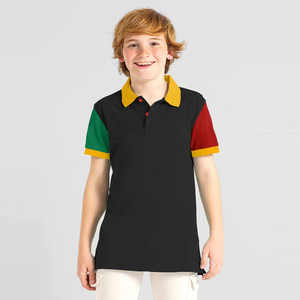 เสื้อโปโลเด็กทรงเข้ารูปทันสมัย ผลิตภัณฑ์พรีเมียม ผ้าฝ้ายนุ่ม ระบายอากาศได้ดี เสื้อโปโลเด็กสั่งทำพิเศษ เสื้อยืดเด็ก - Product Image 1