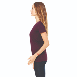 Camiseta Deportiva Casual para Mujer, 100% Algodón, Corte Ajustado, Manga Corta, Transpirable, Ecológica, Antiarrugas, Estampada, Personalizada - Product Image 2