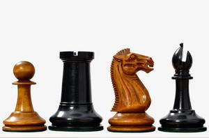 ชุดหมากรุก Nathaniel Cooke 1849 Staunton รุ่นนักสะสม ขนาด 4.5 นิ้ว ทำจากไม้มะเกลือและไม้บ็อกซ์วูด ราคาดีที่สุด - Product Image 5