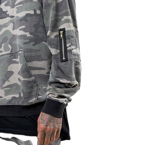 Conjunto de ropa deportiva para hombre, chándal masculino de alta calidad con logotipo personalizado de camuflaje, para entrenamiento, gimnasio, trotar - Product Image 3