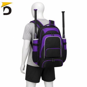 Bolsa para equipo de béisbol con múltiples compartimentos de almacenamiento, tela resistente y diseño fácil de transportar para prácticas y partidos. - Product Image 5