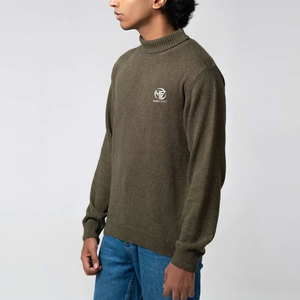 Fashionable Solid Tone Mock <b>Neck</b> Stretch Top with Full Sleeves for Seasonal Wear <b>Men</b> <b>Turtle</b> <b>Neck</b> Shirt - Product Image 2