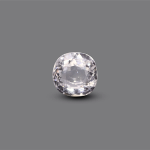 Natural White Zircon Loose Gemstone 4.7 Carat for Fine Jewelry - Product Image 1