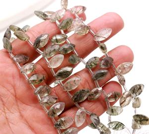 Perles de pierres précieuses semi-précieuses en épidote ovale facettée, en vrac, avec évaluation tierce pour la fabrication de bijoux - Product Image 5