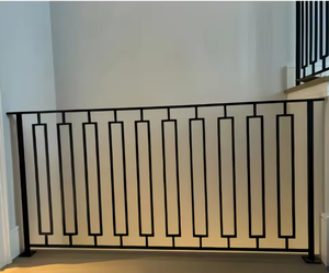 Rampe d'escalier moderne en verre noir, garde-corps décoratif pour balcon intérieur, résistant à la rouille et à l'eau, pour la sécurité domestique - Product Image 3