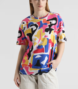 Camiseta de manga corta diaria para mujer de fabricantes de ropa hecha para un estilo cómodo y versátil - Product Image 2