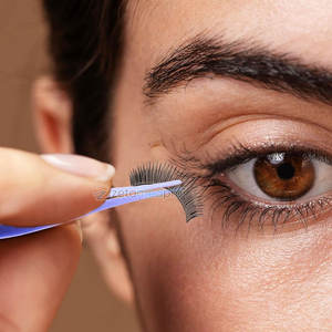 Pinces à cils personnalisées pour équipement de studio de beauté, pinces à cils antistatiques en acier inoxydable pour extensions - Product Image 3