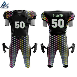 Conjunto de Uniforme de Fútbol Americano para Adultos, Estilo Único, Ligero, Personalizado, Unisex, Nuevo, de Poliéster, Gran Venta - Product Image 1