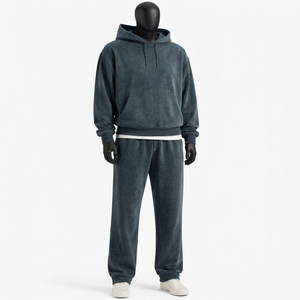 Trajes Deportivos de Hombre de la Mejor Calidad, 100% Algodón, Personalizados, de Felpa, Lisos, para Correr, Talla Grande - Product Image 1