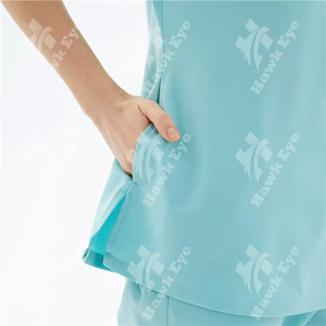Offre Spéciale – Uniformes Médicaux à Manches Courtes pour Femmes, Détection d'Aiguilles, Tissu Tissé 90% Polyester-10% Spandex, Soins Infirmiers - Product Image 6