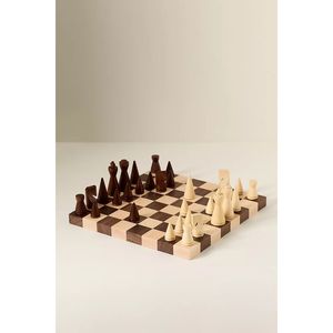 Tablero de Ajedrez Rústico de Madera, Objetos Decorativos con Estilo Rústico para Decoración del Hogar - Product Image 2