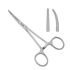 Pinces chirurgicales de haute qualité 14 cm droites et courbées en acier inoxydable - Product Image 3