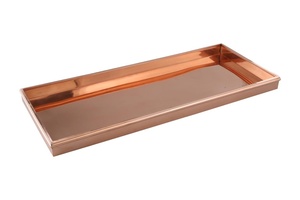 green product copper <b>tray</b> handmade finish copper <b>tray</b> artisan finish copper <b>tray</b> premium polish copper <b>tray</b> <b>mirror</b> finish copper - Product Image 2